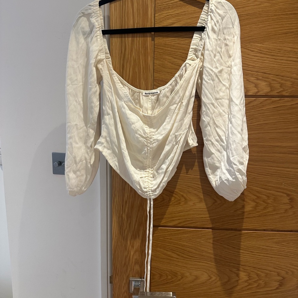 Reformation Desmond Top, size US 6